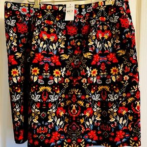 Loft corduroy skirt- NWT